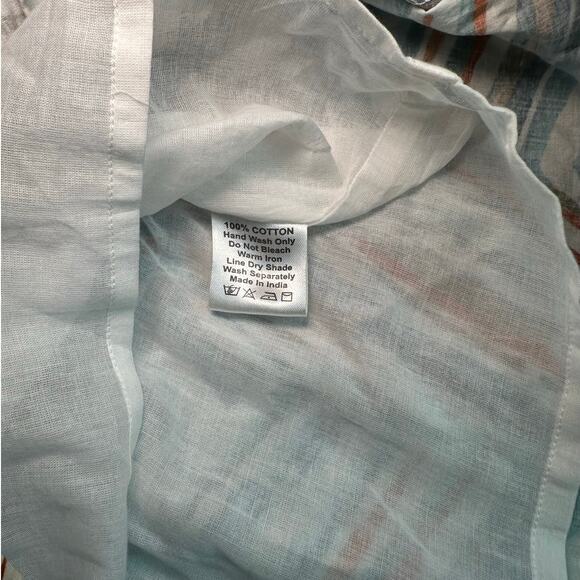 Marigold by Victoria Dunn Green striped mini v neck women's dress NWT - Picture 3 of 4